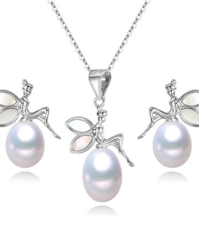 Erin – Pearl Drop Fairy Earrings