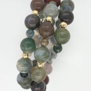 Farrah IA – Multilayered Bracelet in Indian Agate Stones