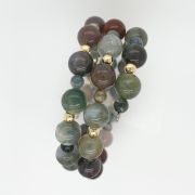 Farrah IA – Multilayered Bracelet in Indian Agate Stones