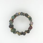 Farrah IA – Multilayered Bracelet in Indian Agate Stones