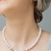 Marie – One Layer Pearl Necklace