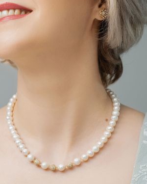 Marie – One Layer Pearl Necklace