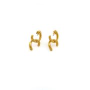 Aileen – Gold Half Eight Earrings