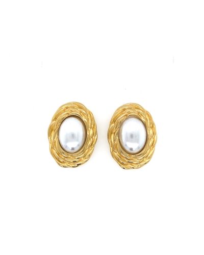 Olivia – Gold Mega Stud Earrings