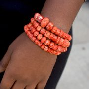 Adaora – Unrefined Natural Coral Bracelet