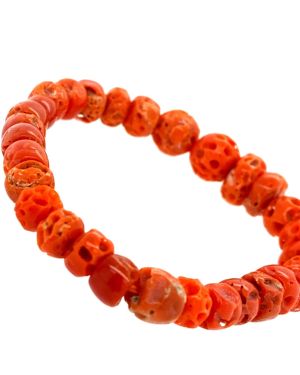 Adaora – Unrefined Natural Coral Bracelet