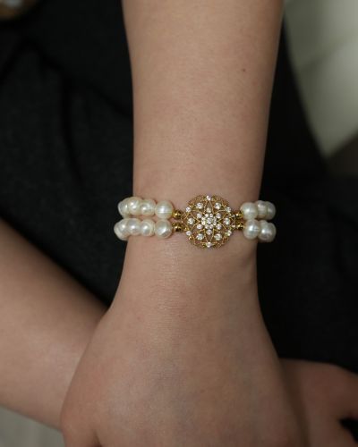 Kiana in 2 Layers – Freshwater Pearl Bracelet