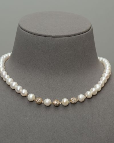 Marie Set – One Layer Freshwater Pearl Set