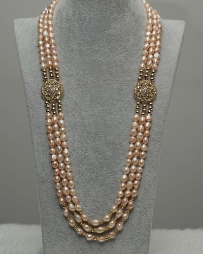 Fallon – Gold Freshwater Baroque Pearl Set